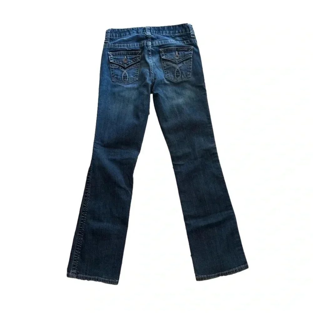 Calvin Klein Lean Boot Cut Jeans Size 2 - Picture 2 of 5